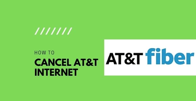 How to cancel AT&T internet