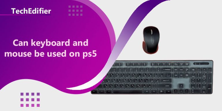 Can keyboard and mouse be used on ps5
