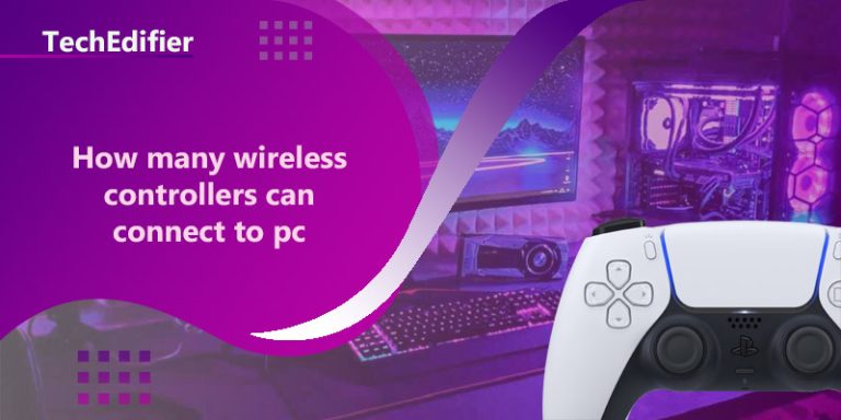 How many wireless controllers can connect to pc